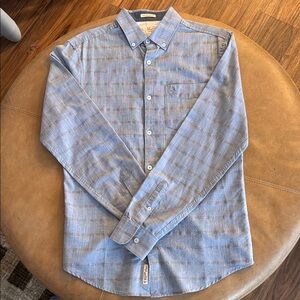 Men's Heritage Slim Fit Blue Button-Down Shirt
